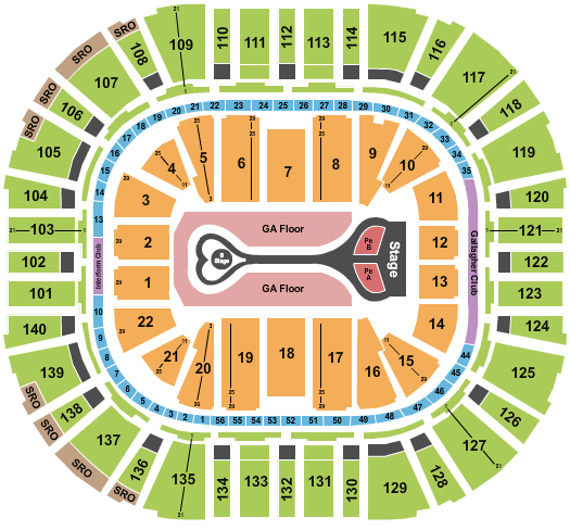 Delta Center Benson Boone Seating Chart